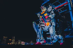Drawing of big robot with disproportionate limbs